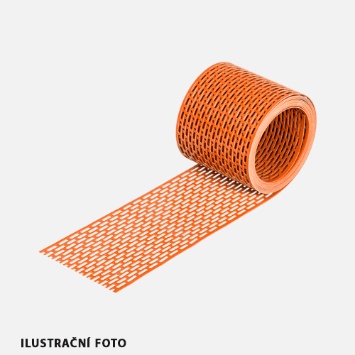 Den Braven - Okapová mřížka EAVES GRATE, 100 mm x 5 m, černá