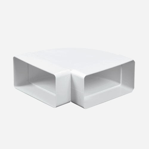 Den Braven - Koleno vodorovné ploché 90°, 55 mm x 110 mm, plastové