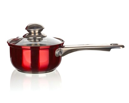 BANQUET Rendlík nerezový MAESTRO Red 16 cm, 1,35 l, s poklicí