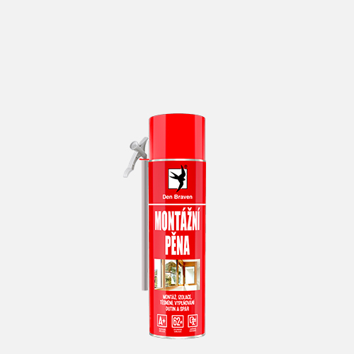 Den Braven - Montážní pěna, trubičková dóza 500 ml, zelená
