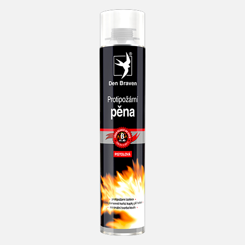 Den Braven - Protipožární pěna, pistolová dóza 750 ml, červená 403121RP
