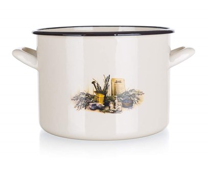 BANQUET Hrnec smaltovaný LAVENDER 20 x 17 cm, 5 l