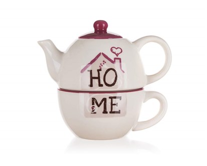 BANQUET Konvička keramická se šálkem HOME Coll., OK