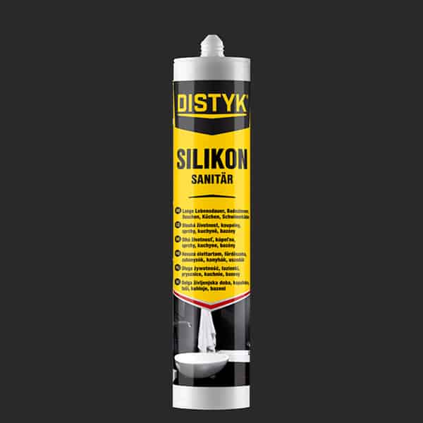 SANITÁRNÍ SILIKON Distyk / SILIKON SANITÄR, kartuše 280 ml, transparentní
