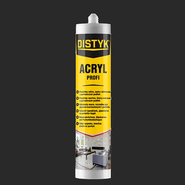 AKRYLOVÝ TMEL PROFI Distyk / ACRYL PROFI, kartuše 310 ml, bílý