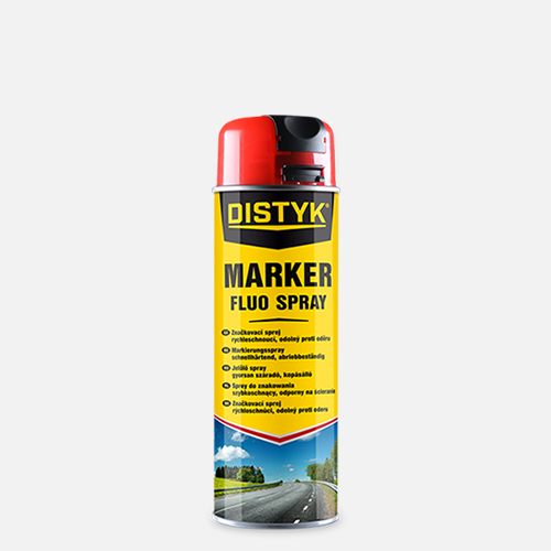 ZNAČKOVACÍ SPREJ Distyk / MARKER FLUO SPRAY, sprej 500 ml, červený TP00002DEU