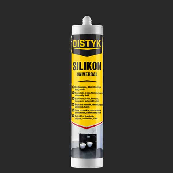 UNIVERZÁLNÍ SILIKON Distyk / SILIKON UNIVERSAL, kartuše 280 ml, bílý