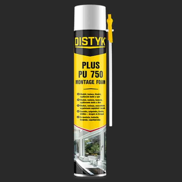 MONTÁŽNÍ PĚNA Distyk / PLUS PU MONTAGE FOAM, trubičková dóza 750 ml, zelená