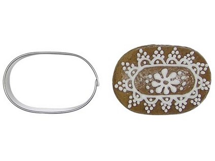 vykraj. cukr. MOKA oválek č.1 (4cm) nerez