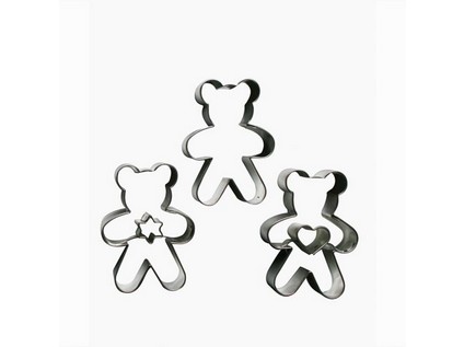 vykraj.cukroví MEDVÍDEK sada 3díl.