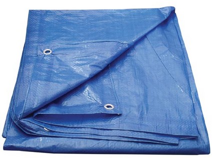 plachta s oky  5x 8m, 70g/m2