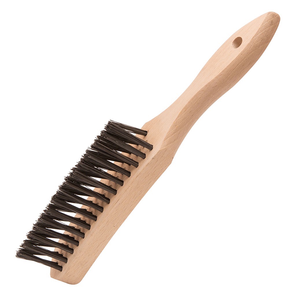 KART - ruční kartáč třířadý na koutové sváry - ocel hladká 0,35mm