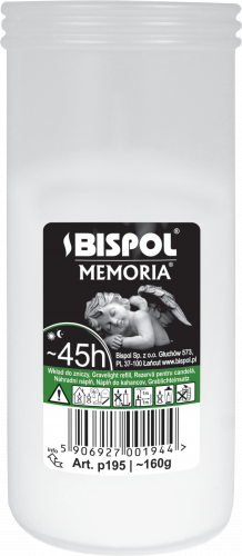 Hřbitovní svíčka - parafín p195