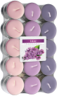 Svíčky čajové 30 ks Lilac