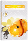 Svíčka čajová 6ks VANILLA ORANGE
