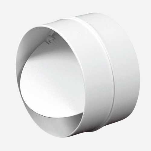 Den Braven - Spojka kulatého kanálu s klapkou, průměr 100 mm, plastová