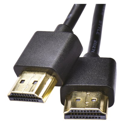 HDMI 2.0 high speed kabel ethernet A vidl.-A vidl. slim 1,5m