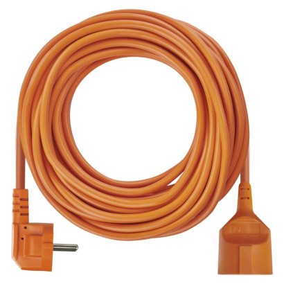 Prodlužovací kabel 25 m / 1 zásuvka / oranžový / PVC / 230 V / 1,5 mm2