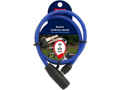 zámek lankový  8x 650mm 2 kl. MO RICHTER