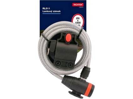 zámek lankový  8x1800mm 2 kl. TRA RICHTER