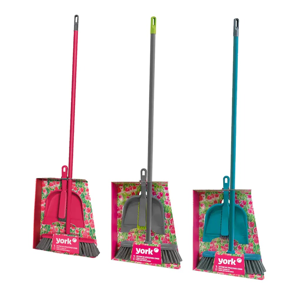 Koště se smetáčkem a lopatkou COMBI