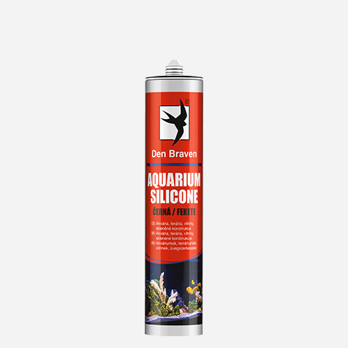 Den Braven - Akvaristické lepidlo, kartuše 280 ml, černá