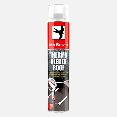 Den Braven - THERMO KLEBER ROOF, pistolová dóza 750 ml, žlutá