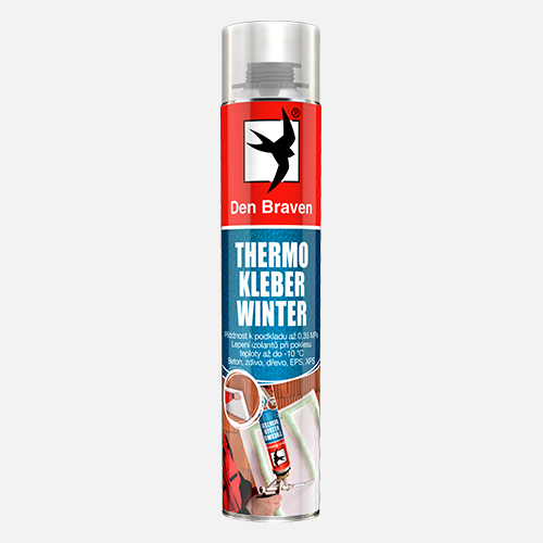 Den Braven - THERMO KLEBER WINTER, pistolová dóza 750 ml, zelená