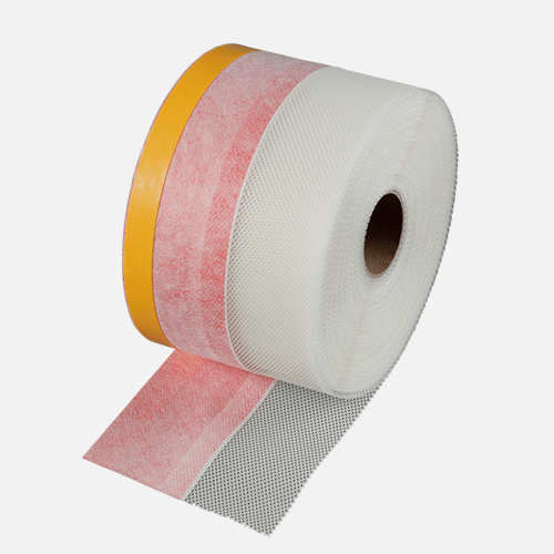 Den Braven - Flexi těsnicí okenní pás INTERIÉR se síťkou, 70 mm x 30 m, červený