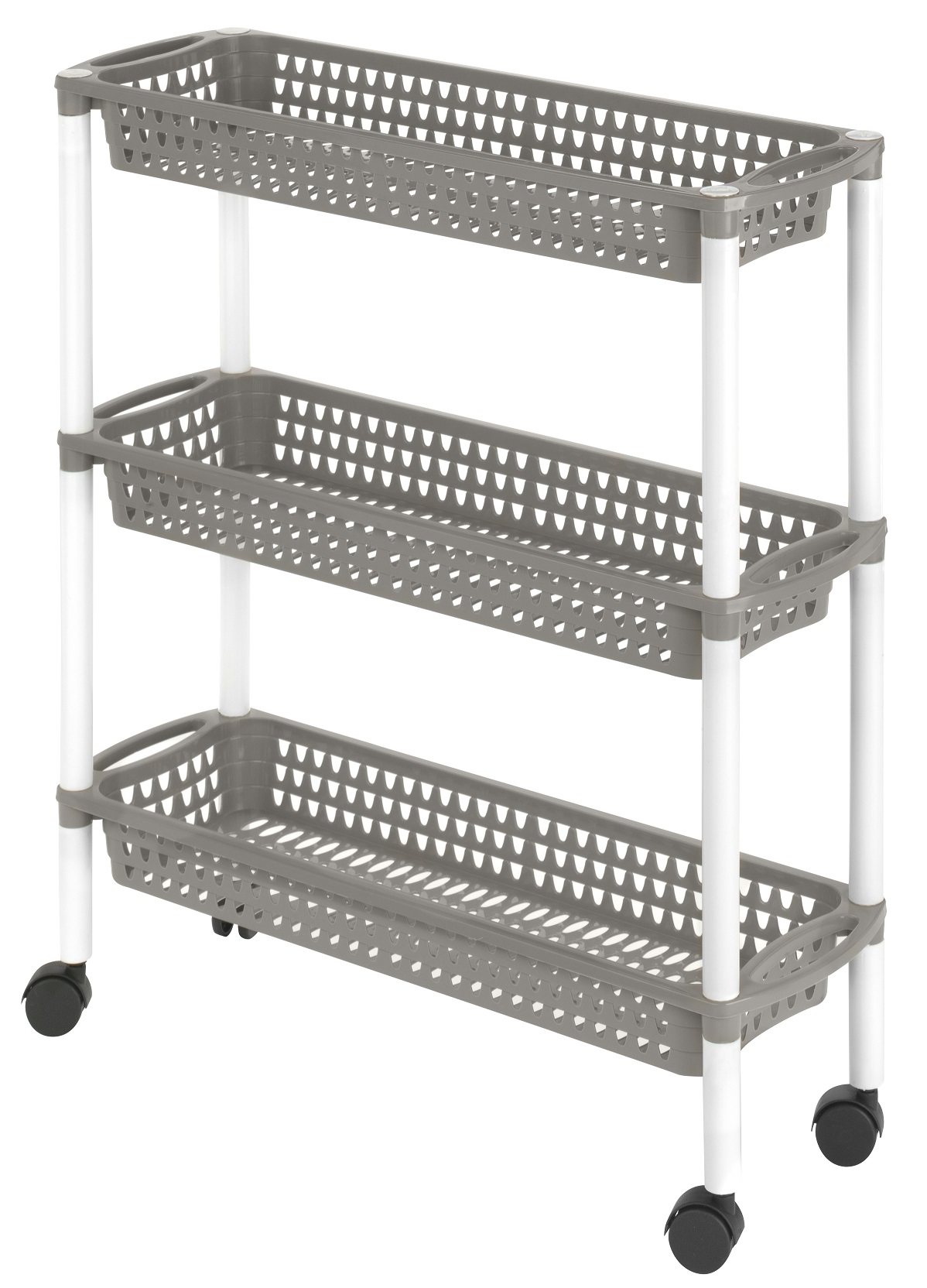 Heidrun Pojízdný regálek 3 patrový