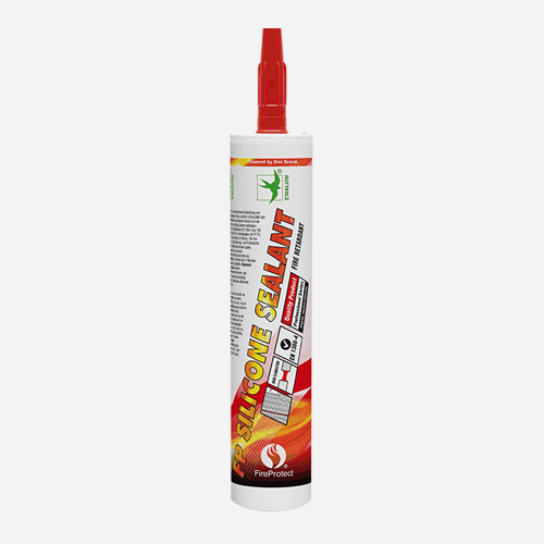 Den Braven - Silikonový protipožární tmel, kartuše 280 ml, bílý