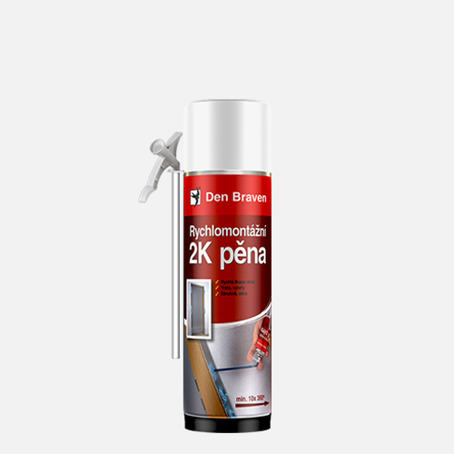 Den Braven - Rychlomontážní 2K pěna, trubičková dóza 400 ml, modrá
