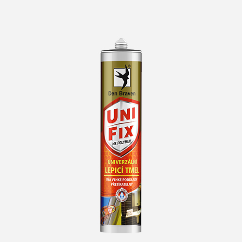 Den Braven - MS UNIFIX na všechna tmelení a lepení, kartuše 290 ml, šedá
