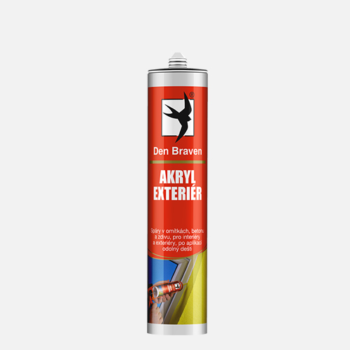 Den Braven - Akryl Exteriér, kartuše 310 ml, šedá