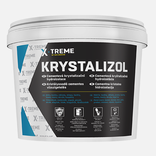 Den Braven - Cementová krystalizační hydroizolace Krystalizol, kbelík 20 kg, šedá