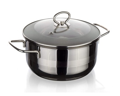 BANQUET Kastrol nerezový MATTE New Line 18 cm, 2,0 l, s poklicí