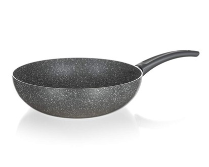 BANQUET Pánev WOK s nepřilnavým povrchem GRANITE PR 28 x 8 cm, indukce