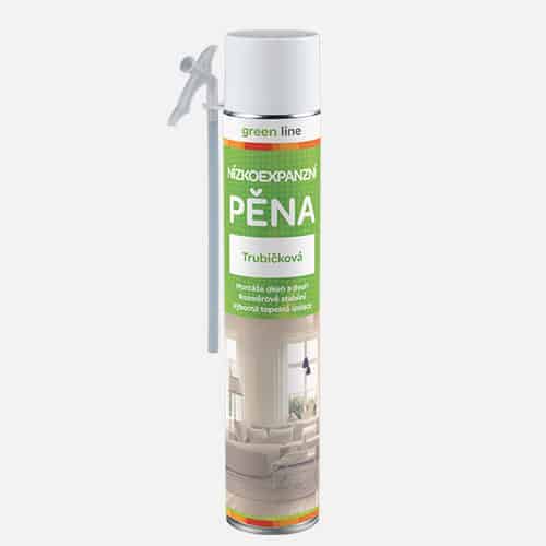 Den Braven - Nízkoexpanzní pěna Green line, trubičková dóza 750 ml, žlutá