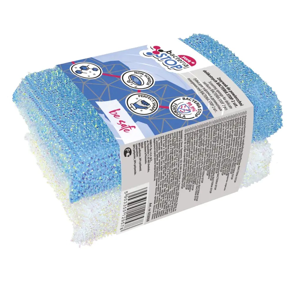 Houbička na jemné povrchy BACTERIA STOP