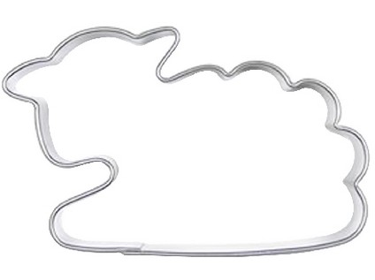 vykraj. cukr. OVEČKA nerez         (10ks)