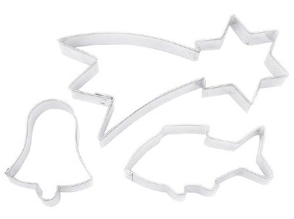 vykraj.cukroví vánoční sada 3díl.