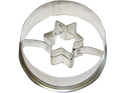 vykraj.cukroví KOLEČKO hladké S HVĚZDIČKOU