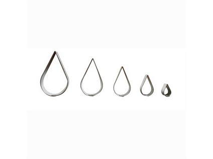 vykraj.cukroví KAPKA hladká sada 5díl.