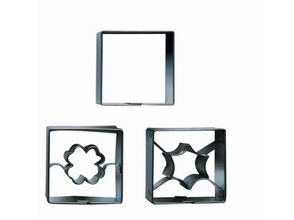 vykraj.cukroví ČTVEREC sada 3díl.