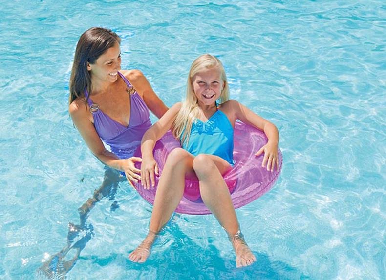 Kruh plavecký INTEX 59260 transparent