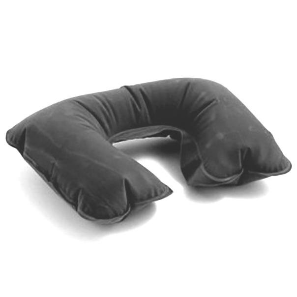Cestovní polštářek nafukovací 44x28 cm šedý