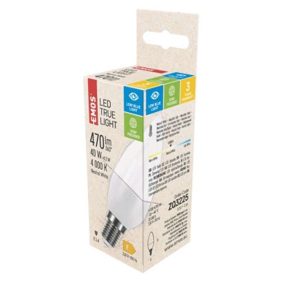 LED žárovka True Light 4,2W E14 neutrální bílá 019195