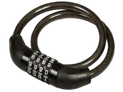 zámek lankový 10x 650mm s číselným kódem