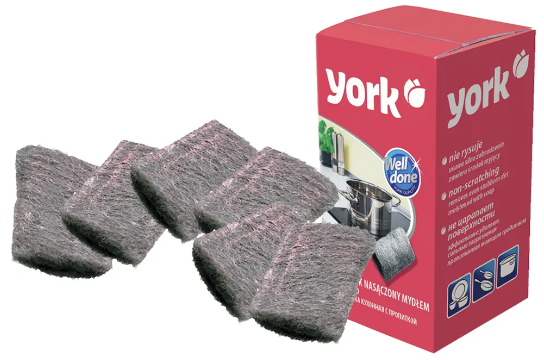 Nerez drátěnka s mýdlem 6 ks