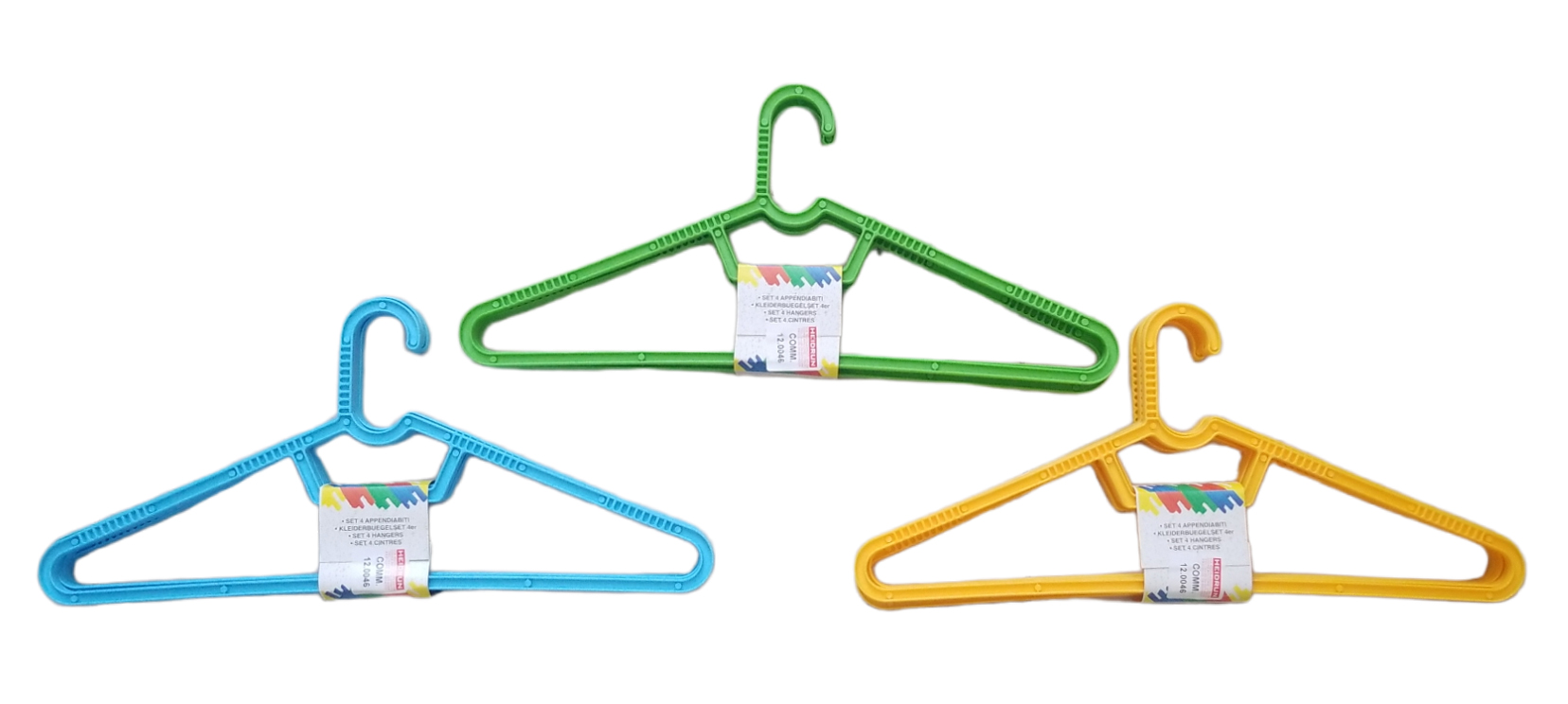 Heidrun Plastová ramínka 4ks 43x19.5cm